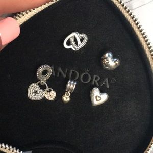 Pandora heart charms